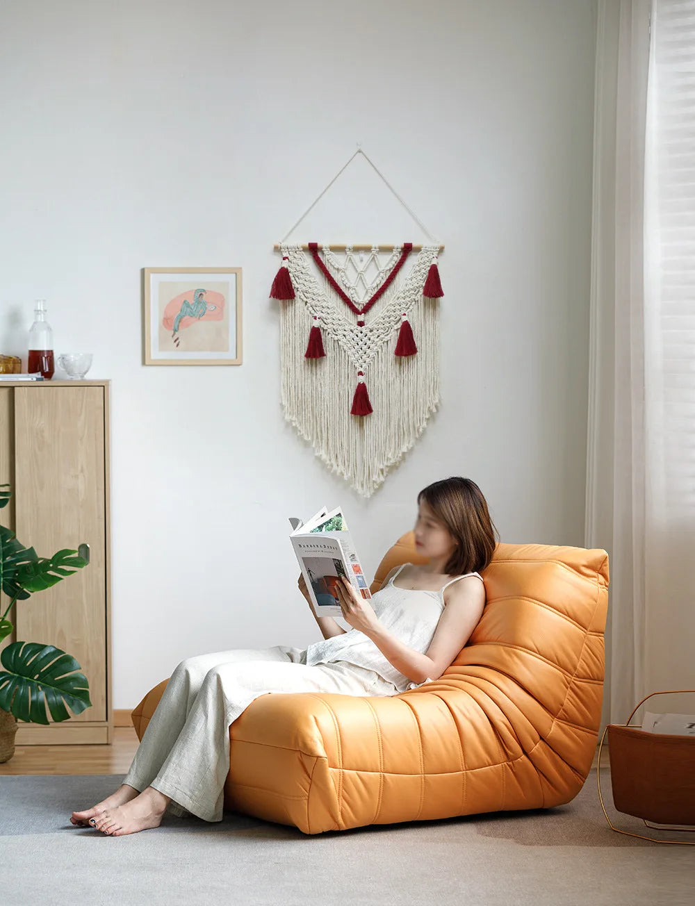 Makramee-Wandteppich – Boho-Ästhetik