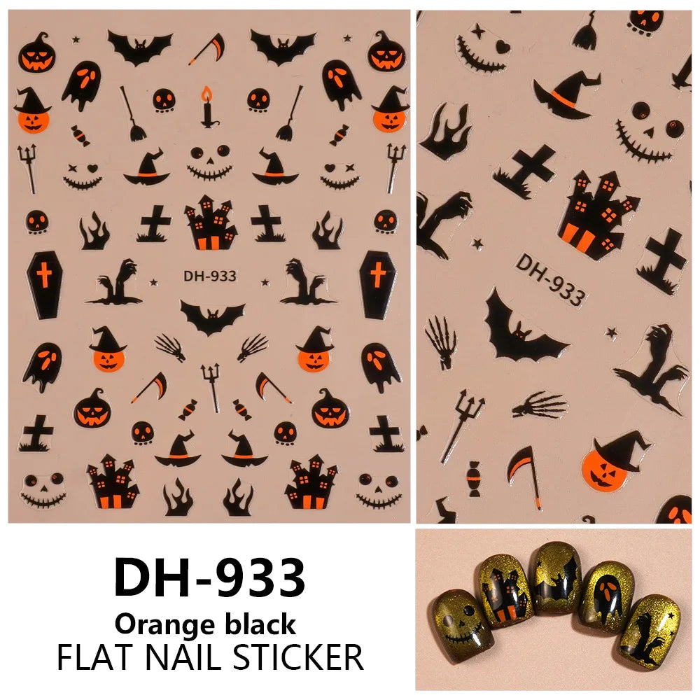 Halloween Nail Sticker – Dark Edition