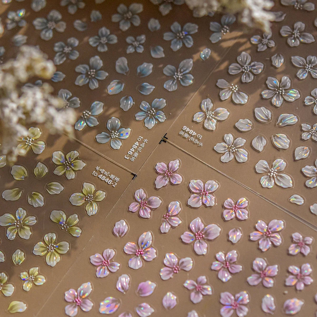 Nail Sticker – Blumen & Kirschblüten