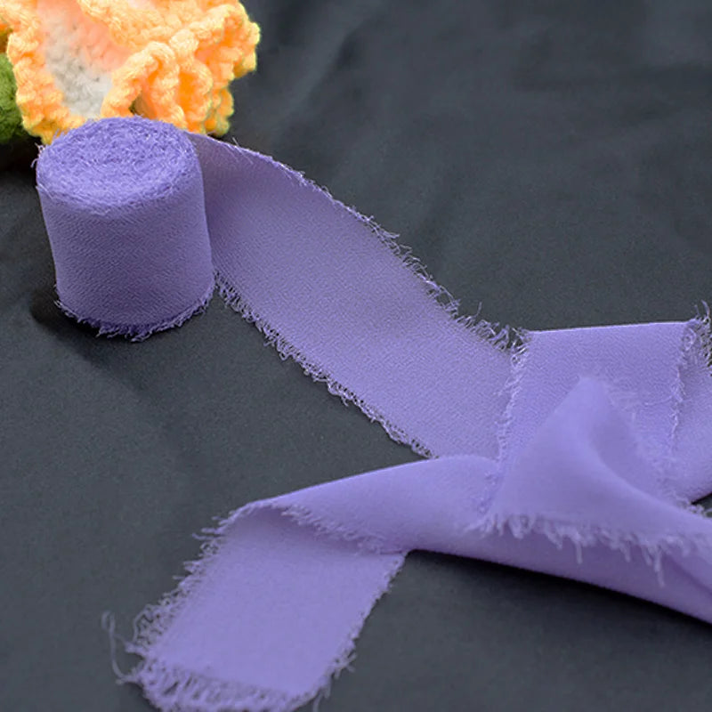 Chiffonband – Elegante Weihnachtsdeko