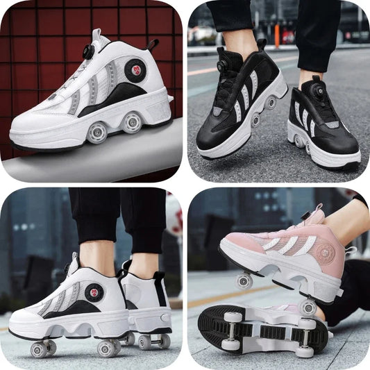 2-in-1 Rollschuhe