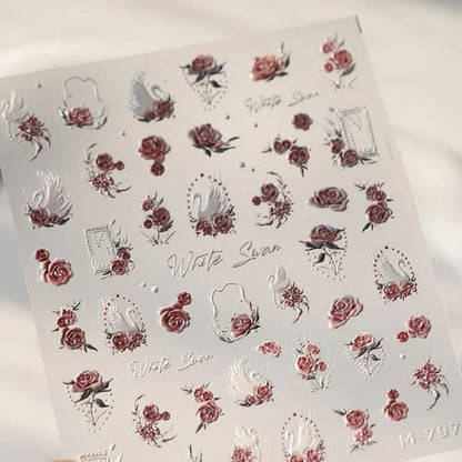 Magische Flügel – 5D Nail Sticker