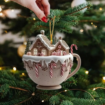 Festliche Baumdeko – Weihnachtsdorf