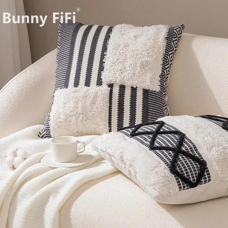 Boho Kissenbezug – Struktur, Stil & Statement