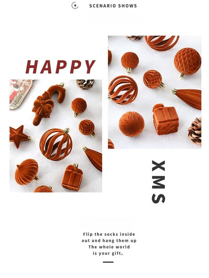 Weihnachtskugeln Samt-Edition – Luxuriöser Glanz