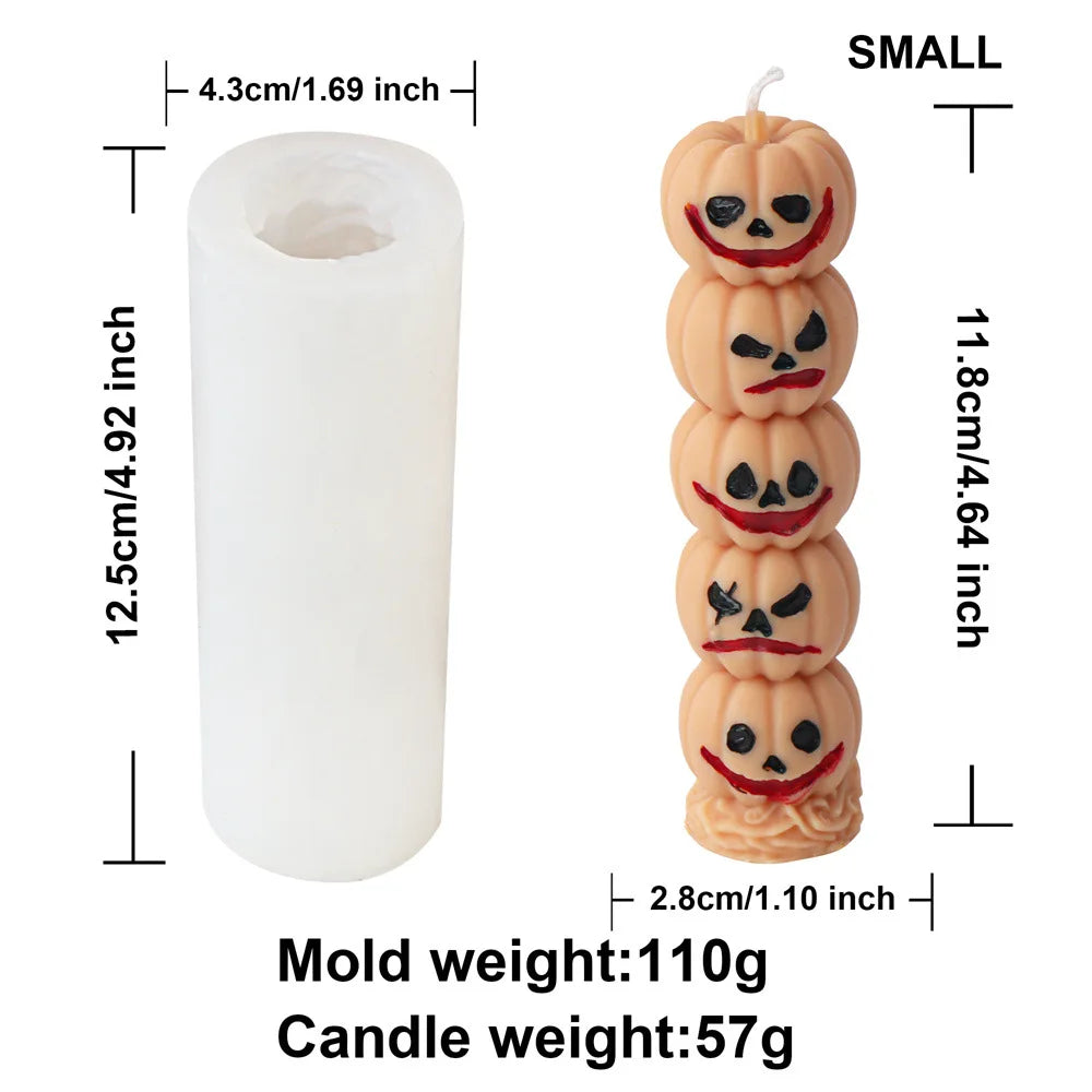 Halloween-Kerzenform – spooky & kreativ