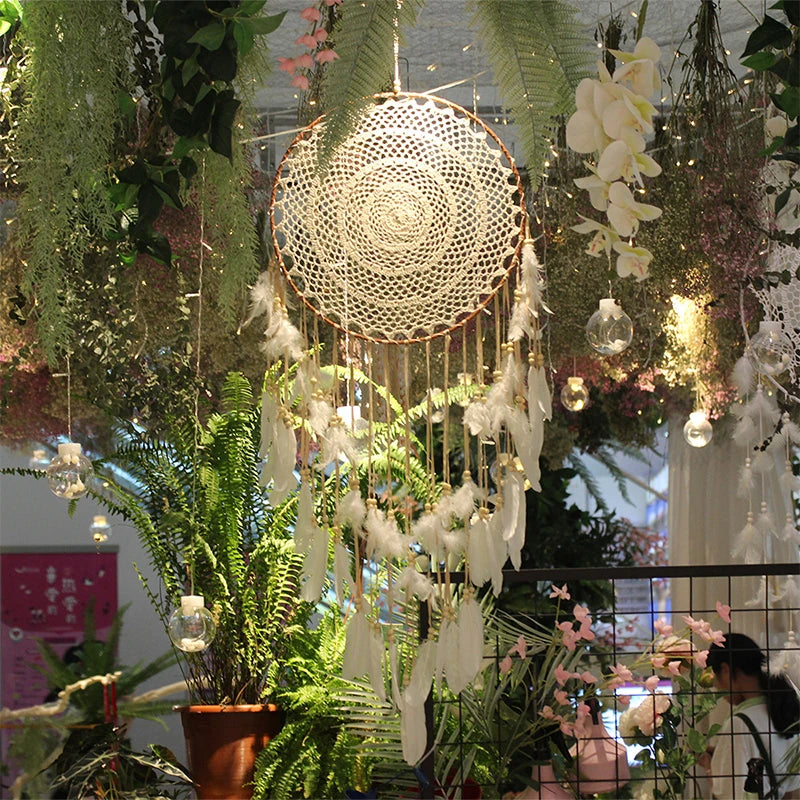 Boho Traumfänger – sanftes Lichtspiel