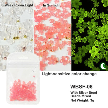 Acryl-Blumen Nail Art