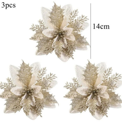 Weihnachtsblumen – Künstliche Baumdeko