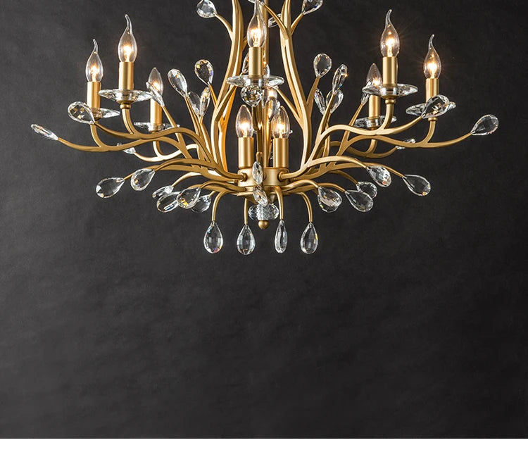 Kristall-Kronleuchter – nordisches Design