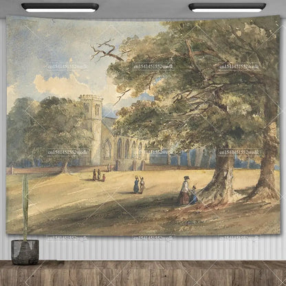 Vintage Aquarellkunst – Ruhe & Ästhetik