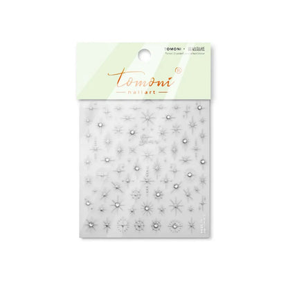 Glitzer Stern Nail Sticker