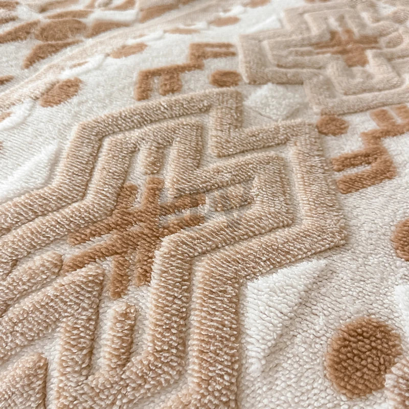 Boho-Fleece-Decke – Ruhe & Geborgenheit