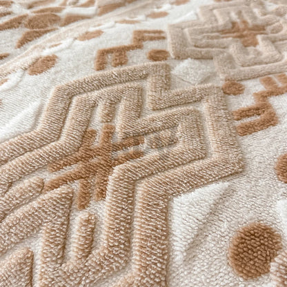 Boho-Fleece-Decke – Ruhe & Geborgenheit