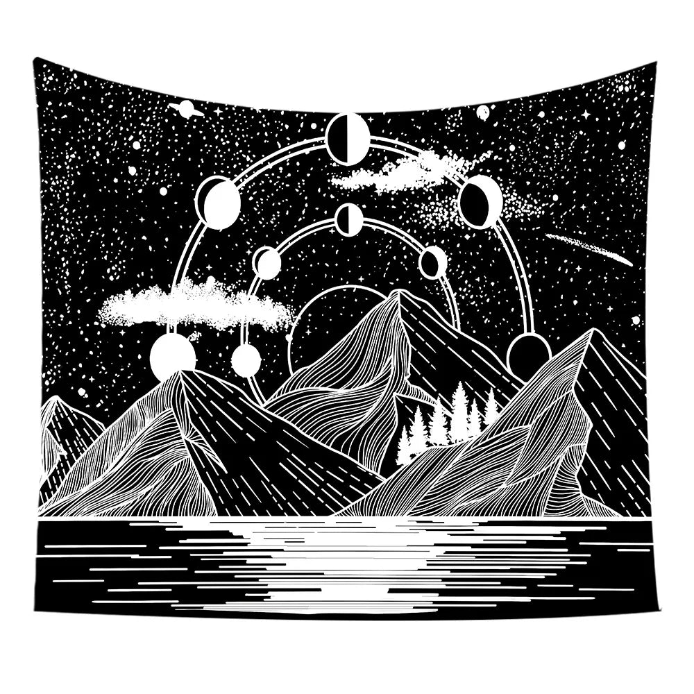 Boho-Wandteppich – Magie & Ruhe