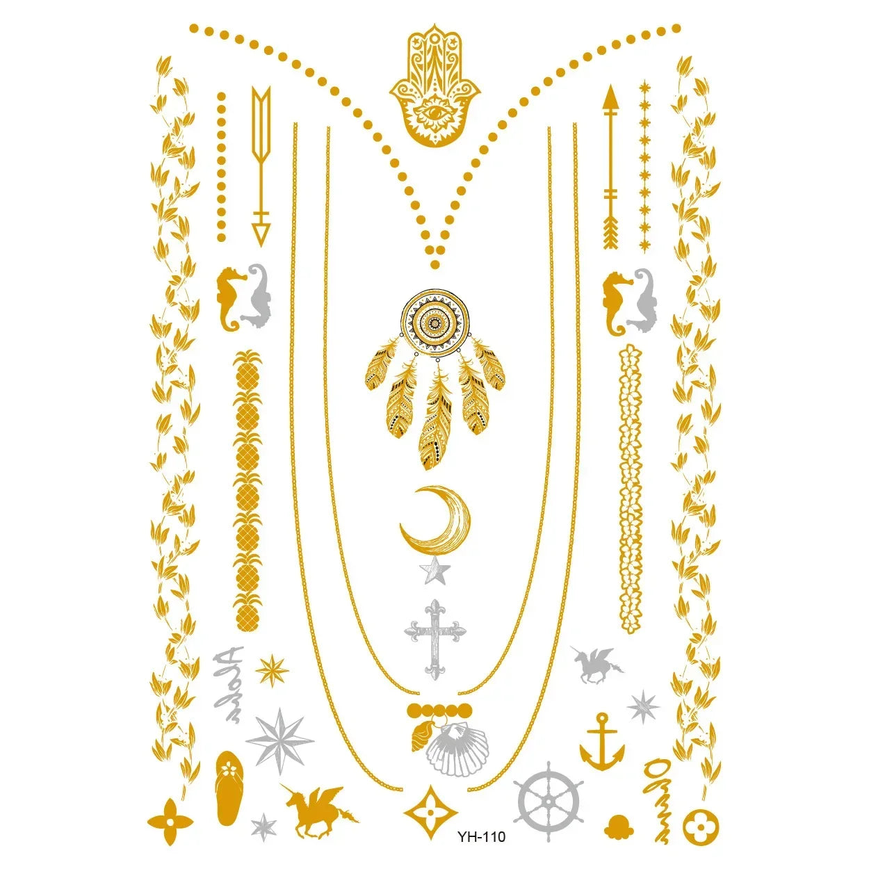 Golden Vibes – Festival-Tattoo