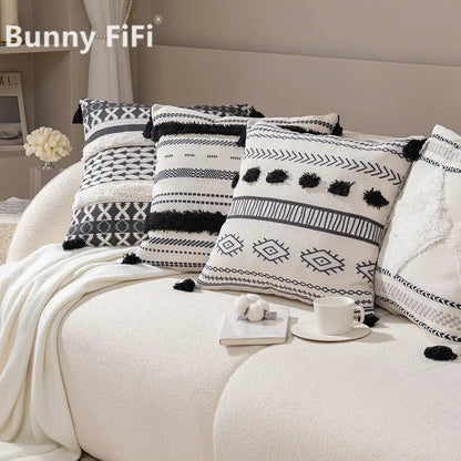 Boho Kissenbezug – Struktur, Stil & Statement