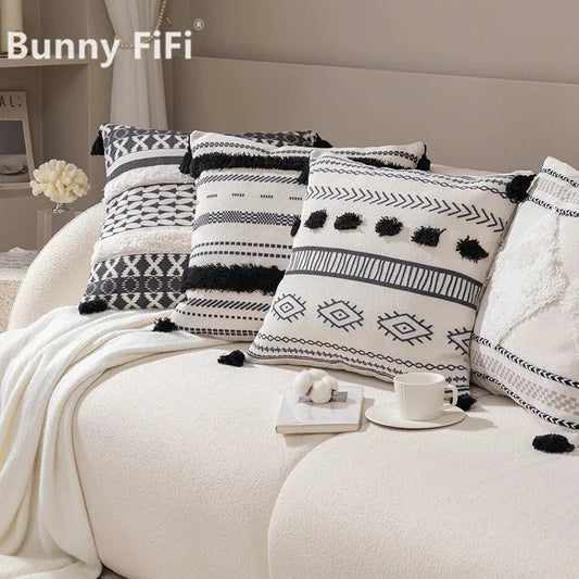 Boho Kissenbezug – Struktur, Stil & Statement