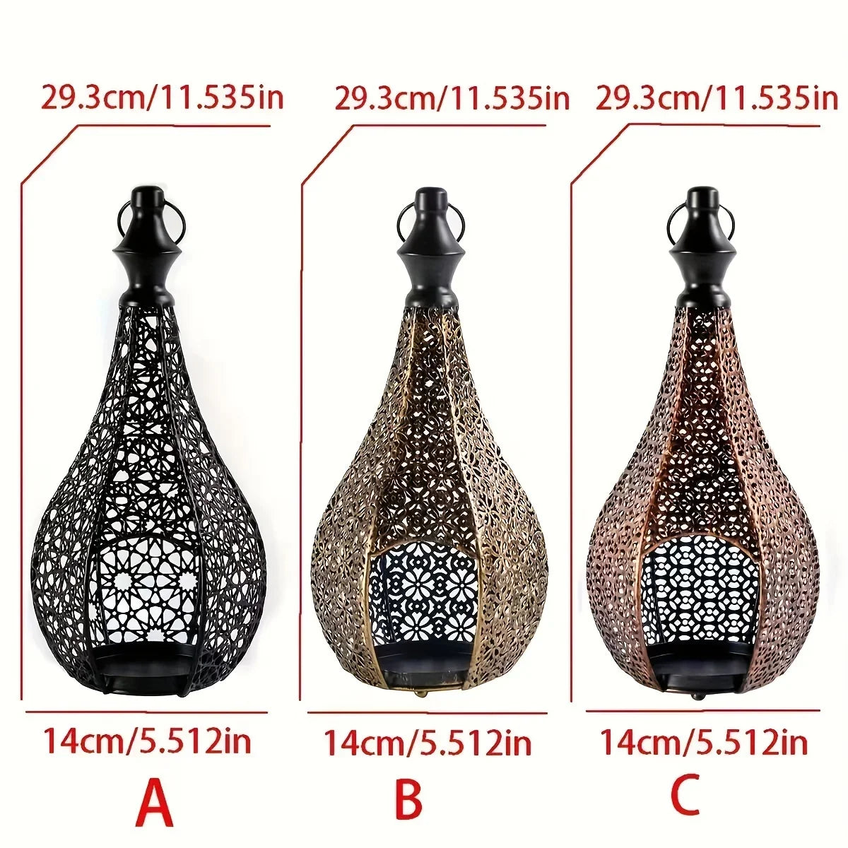 Marokkanische Metalllaterne – orientalischer Charme