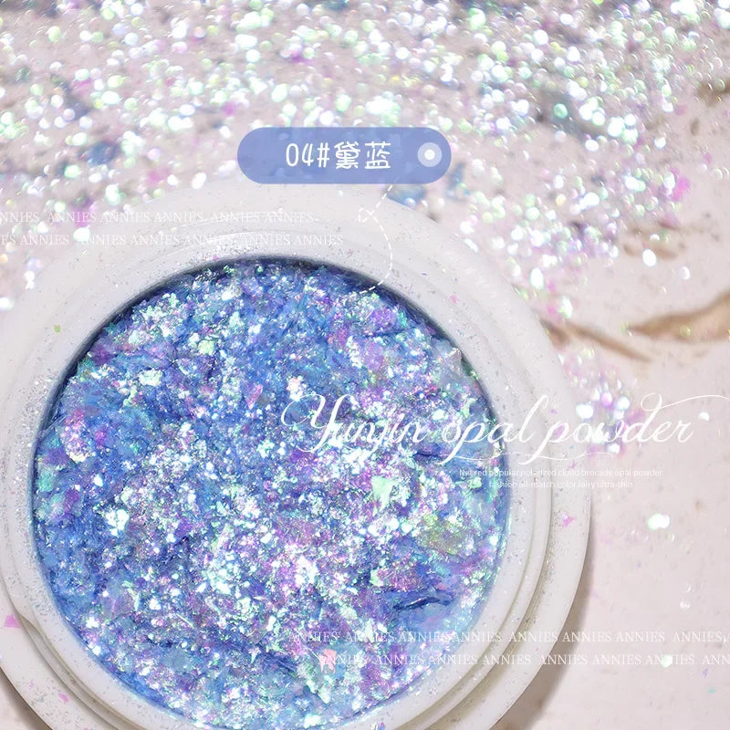 Nail Glitter – Schimmernde Wolken