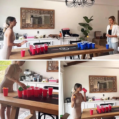 Bier-Pong-Tischmatte – Dein Festivalspiel
