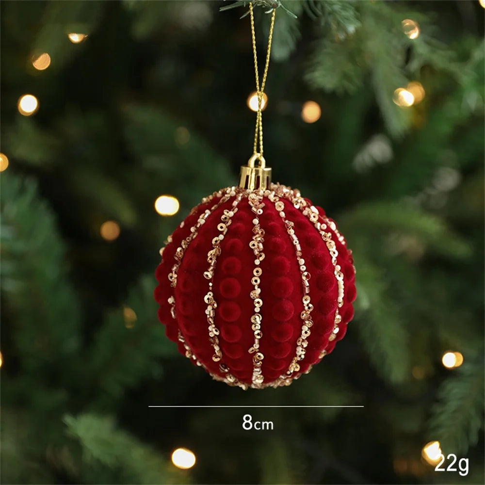 Weihnachtskugel – Samtige Eleganz