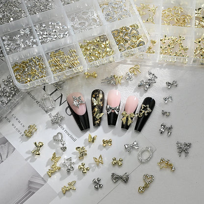Set Nail Charms – edler 3D Glanz