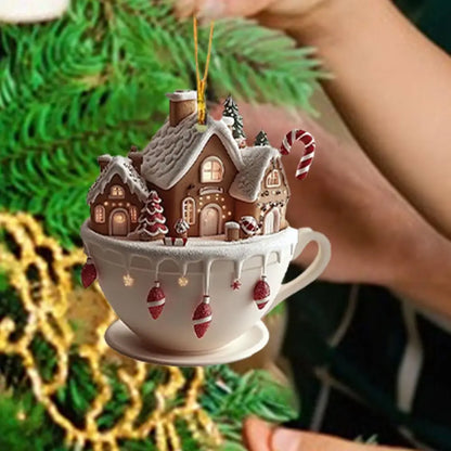 Festliche Baumdeko – Weihnachtsdorf