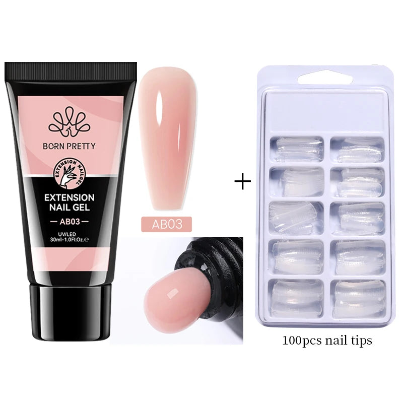 Poly-Gel Set – flexible Nagelverlängerung