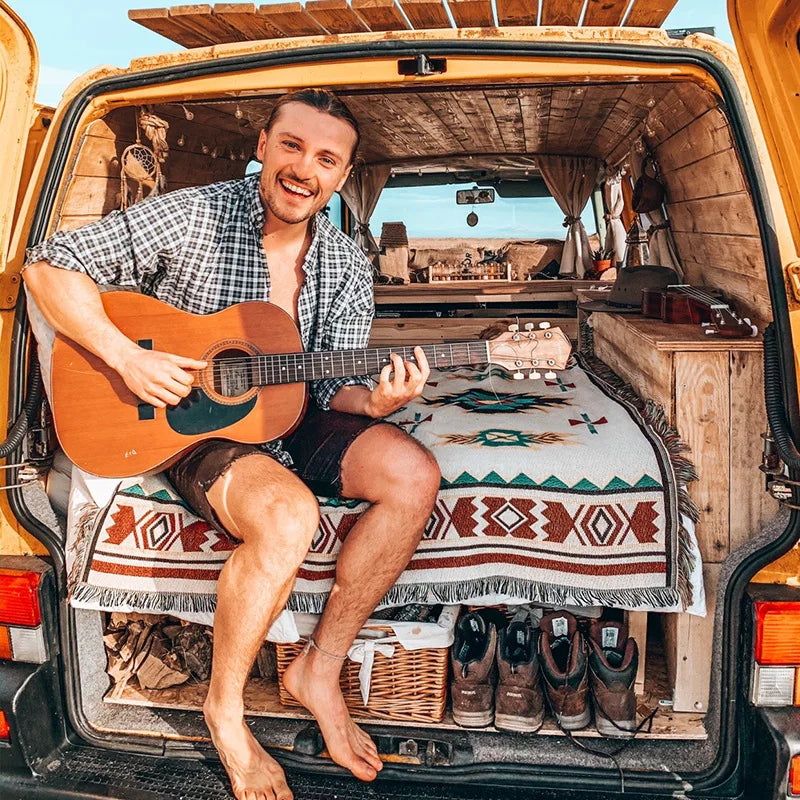 Festival-Picknickdecke – Boho Style