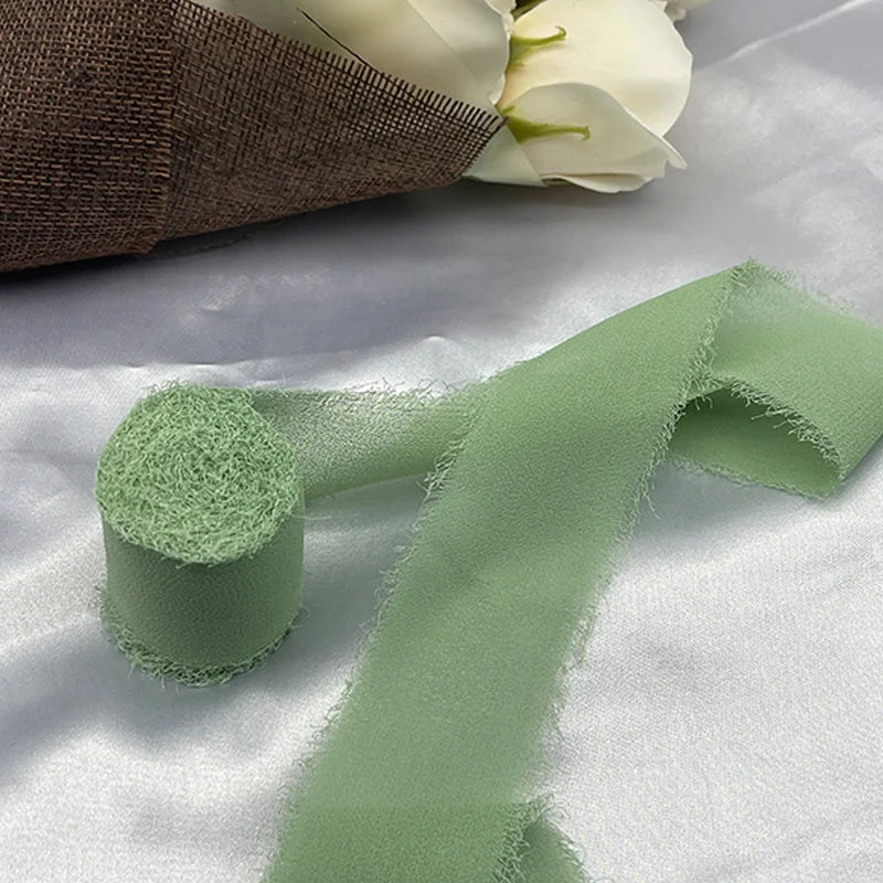 Chiffonband – Elegante Weihnachtsdeko