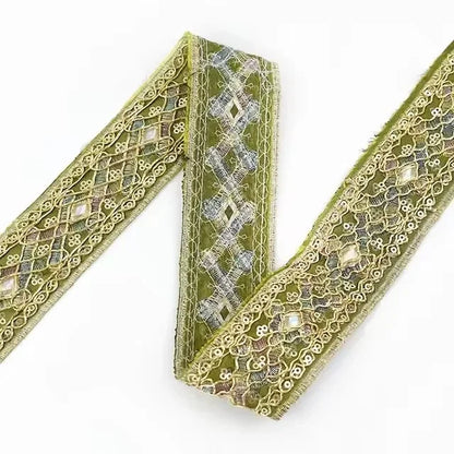 Brokat-Stickband – edles Highlight