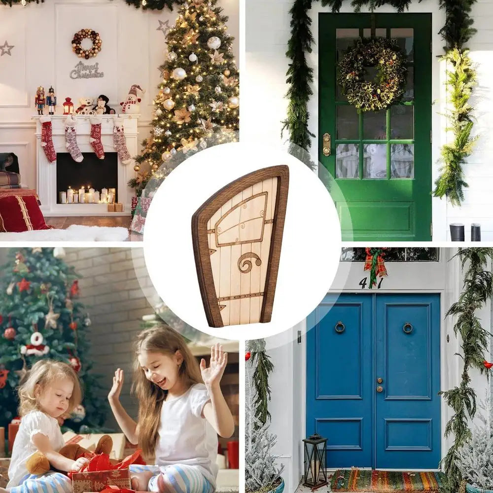 Wichteltür Miniatur – Dekoration im Vintage-Stil