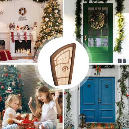 Wichteltür Miniatur – Dekoration im Vintage-Stil