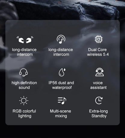 Helm an, Verbindung steht – Sprechanlage