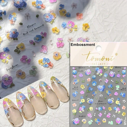 Nail Sticker – Blumen & Kirschblüten