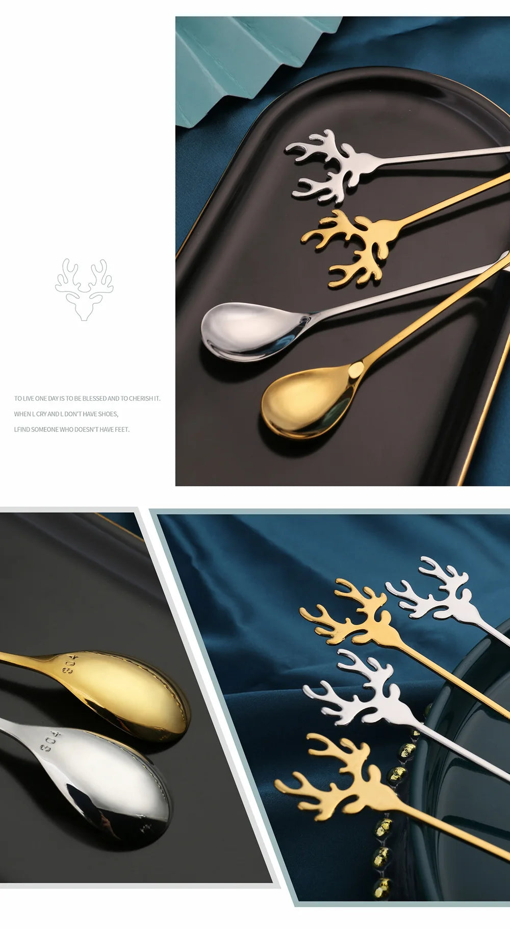 Weihnachtliches Löffelset – Festtagsdekoration