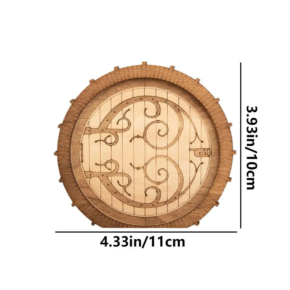 Wichteltür Miniatur – Dekoration im Vintage-Stil