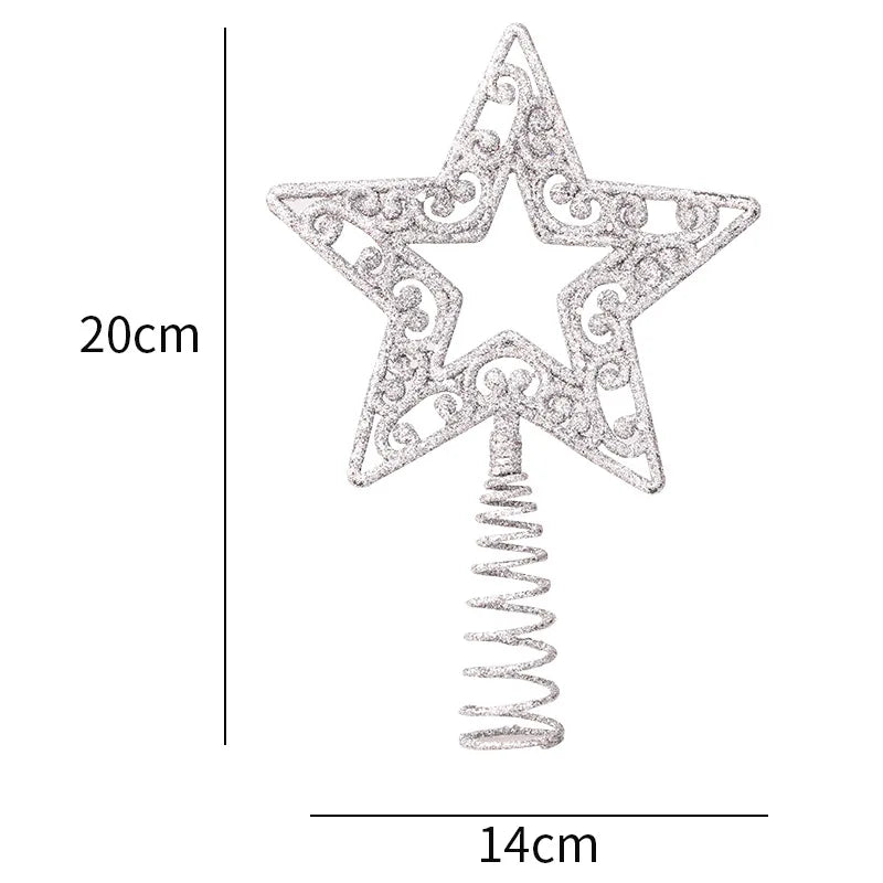 Weihnachtsbaum Spitze – Glitter Sterne