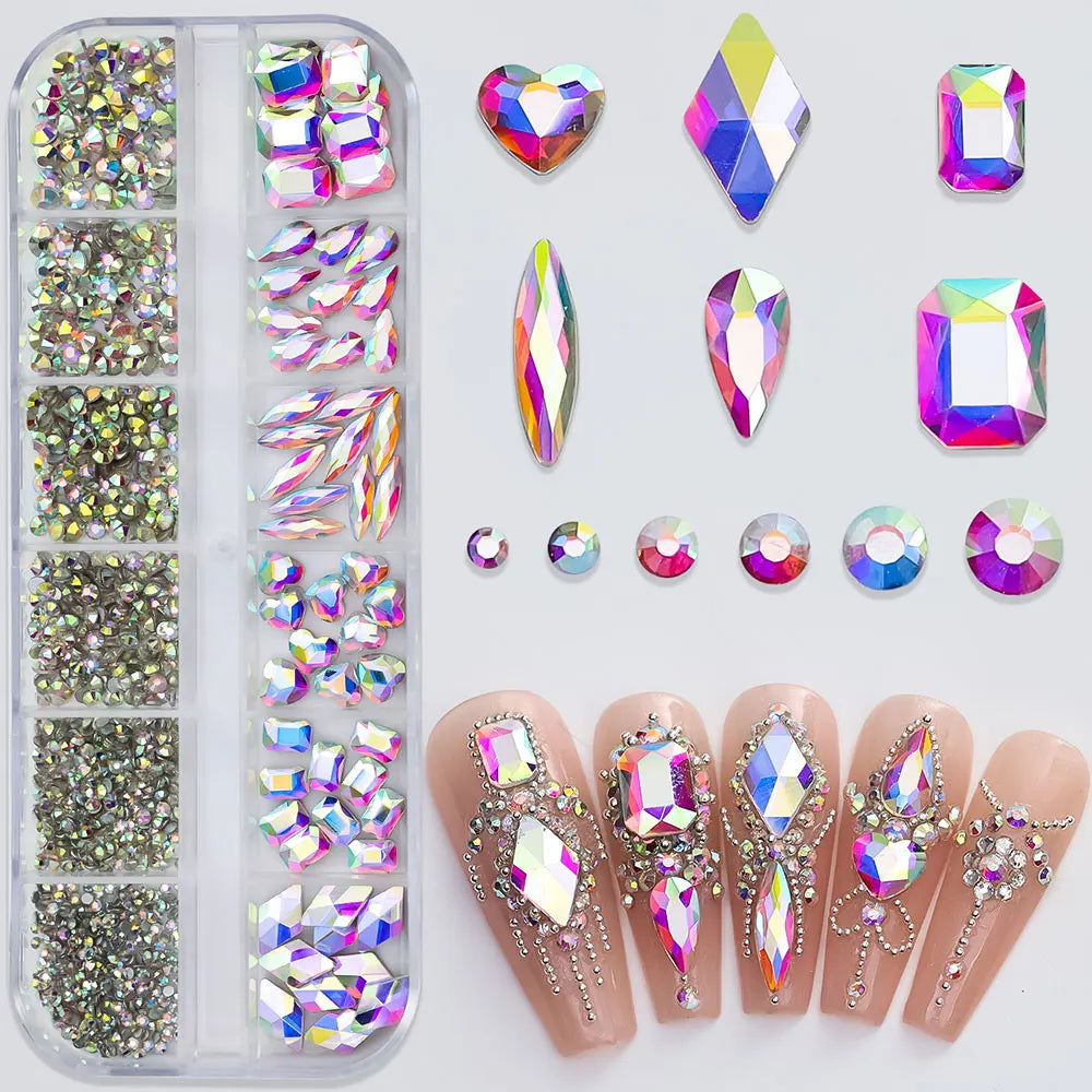 Nail Rhinestones Box – funkelnde Strasssteine