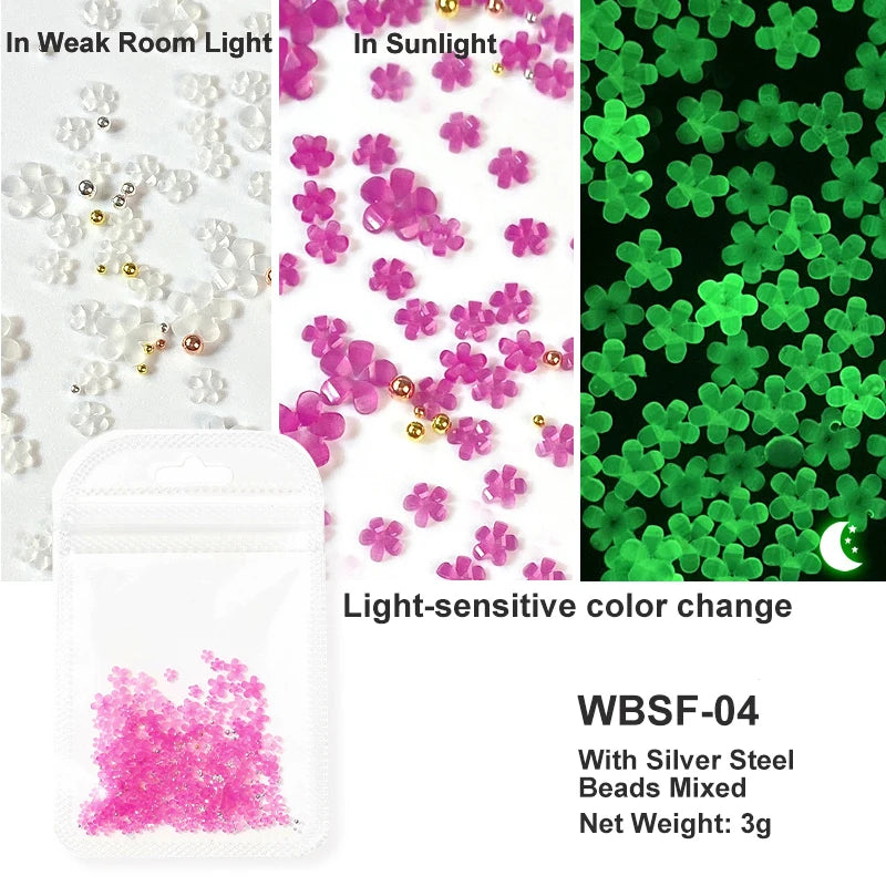 Acryl-Blumen Nail Art