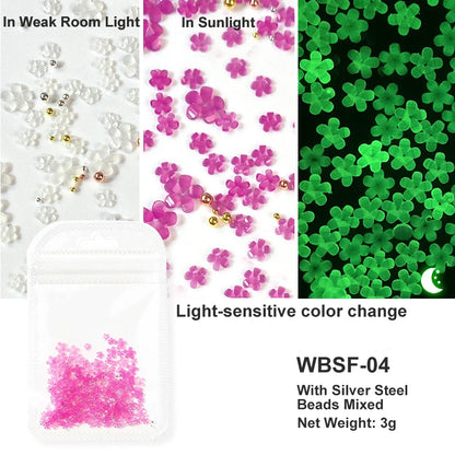 Acryl-Blumen Nail Art