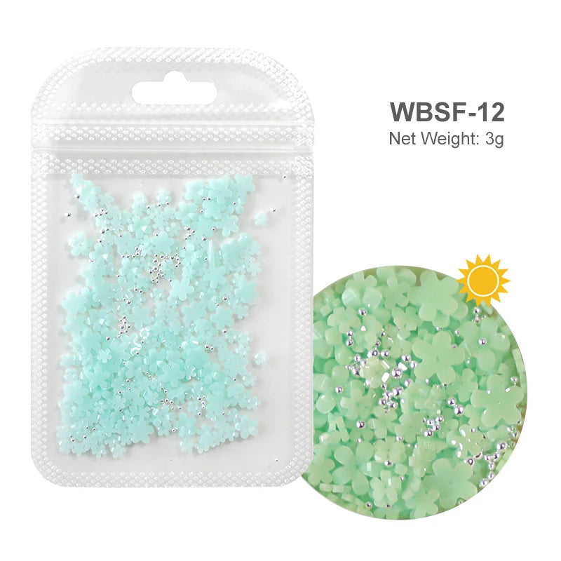 Acryl-Blumen Nail Art