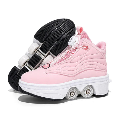 2-in-1 Rollschuhe