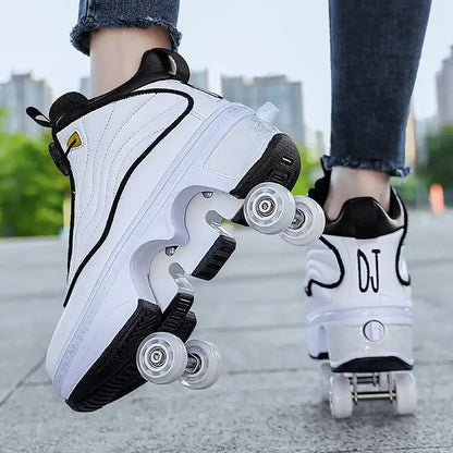 2-in-1 Rollschuhe
