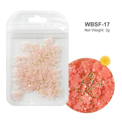 Acryl-Blumen Nail Art