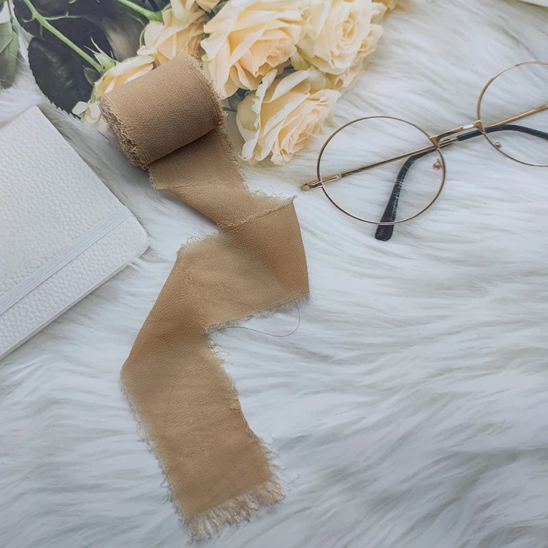 Chiffonband – Elegante Weihnachtsdeko