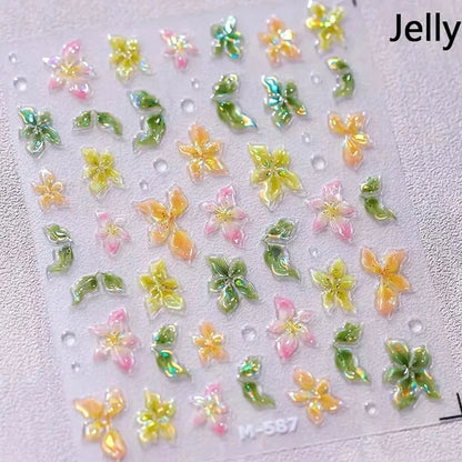 Nail Sticker – Blumen & Kirschblüten