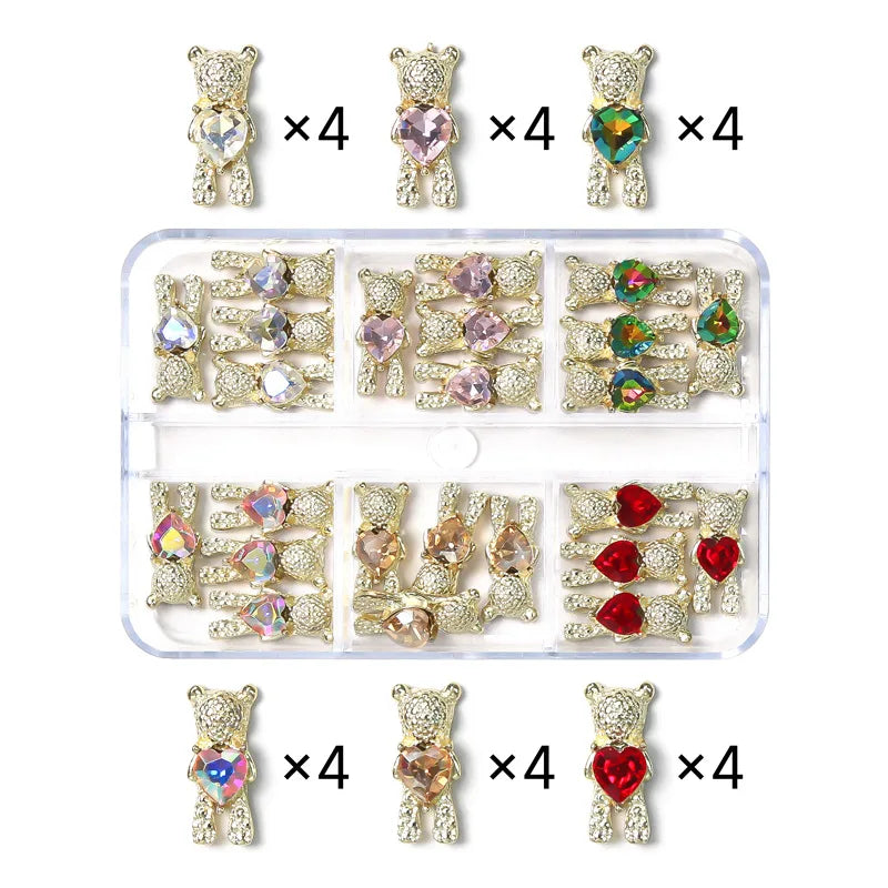 Nail Charms – Glitzernde Strass-Deko