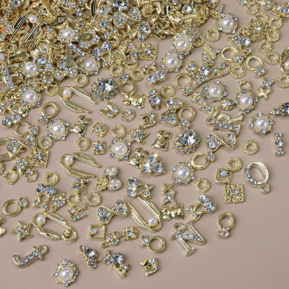 Luxus Nail Charms – Gold & Silber